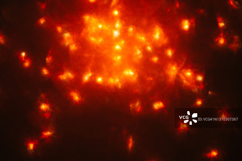 红色金色闪光灯节日背景，抽象圣诞闪耀图片素材