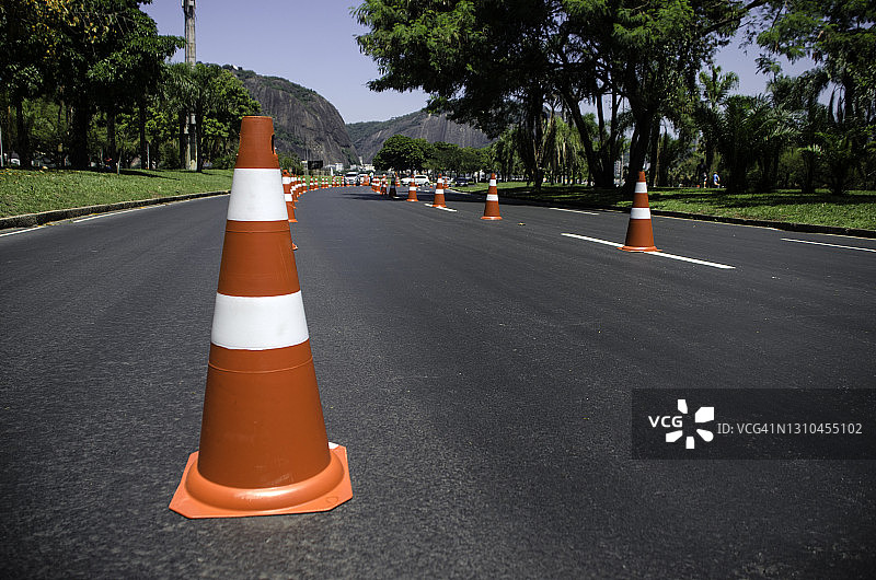 交通锥标图片素材