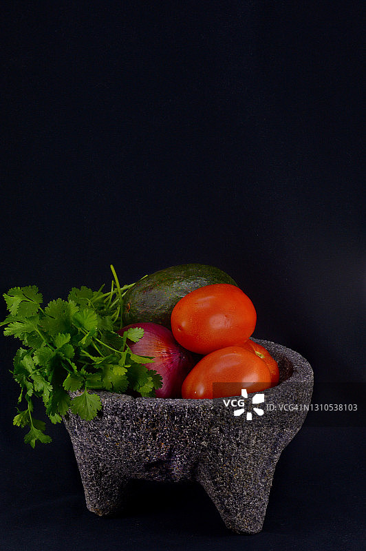 石碗牛油果酱图片素材