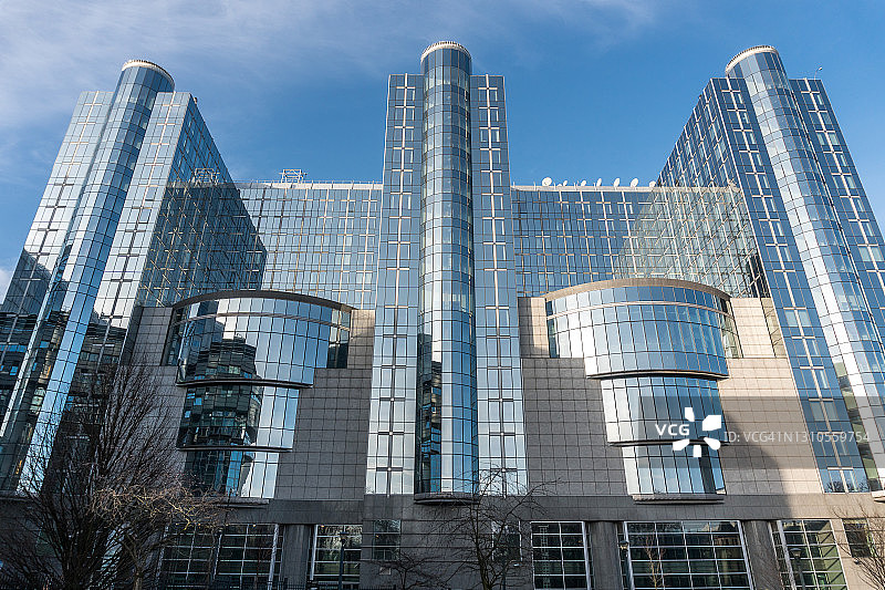 布鲁塞尔欧洲议会大楼图片素材
