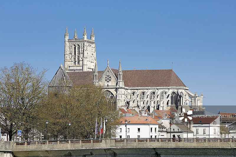 法国莫城圣埃蒂安大教堂图片素材