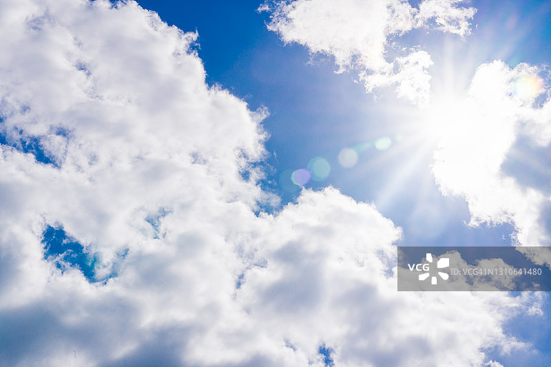 蓝天白云背景图片素材