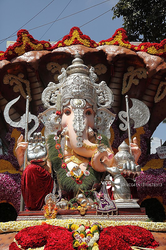 图拉西巴格象头神，浦那图片素材