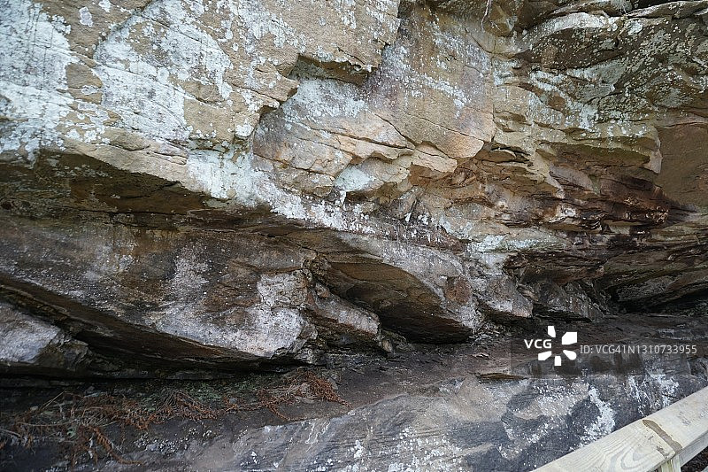页岩岩层特写图片素材
