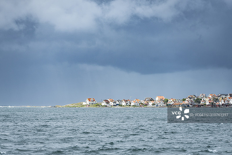 哥德堡群岛外的渔村图片素材