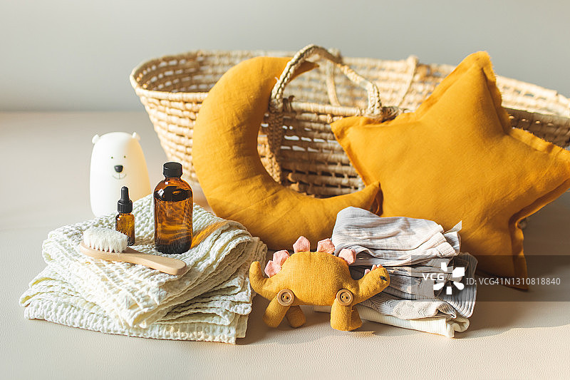 婴儿洗浴或保健用品图片素材
