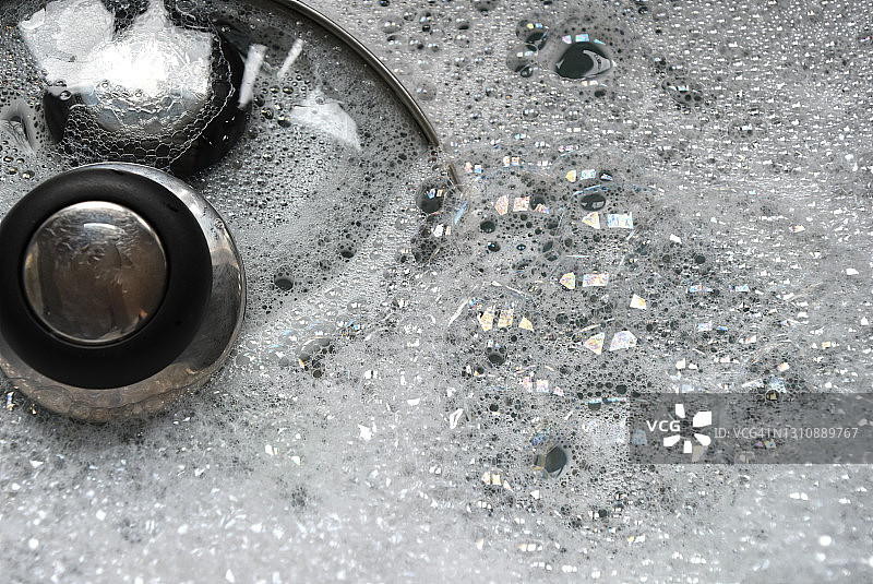 清洗泡沫图片素材