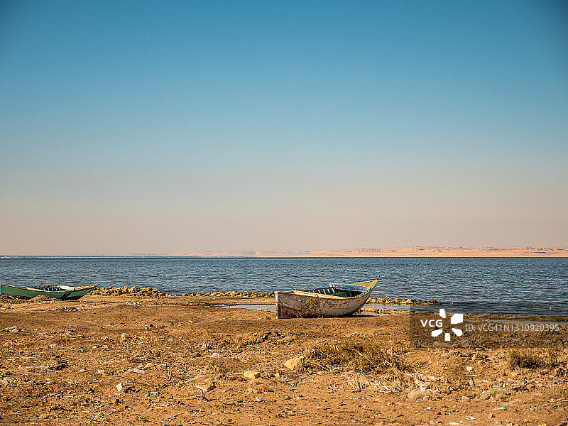 埃及法尤姆的瓦迪赖扬湖图片素材