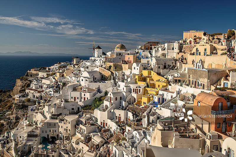 希腊圣托里尼伊亚小镇风光图片素材