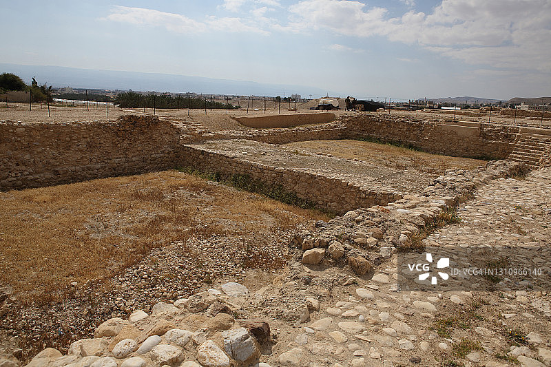 游泳池：哈斯蒙尼和希律王的皇家冬宫图片素材
