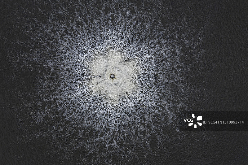 铝工业的抽象航拍图像图片素材