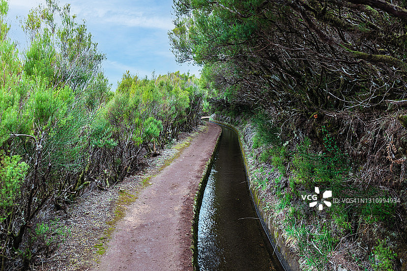 阿莱克林 Levada 步道图片素材