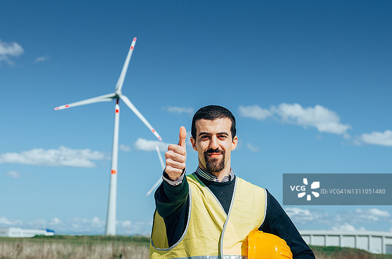 绿色能源点赞图片素材