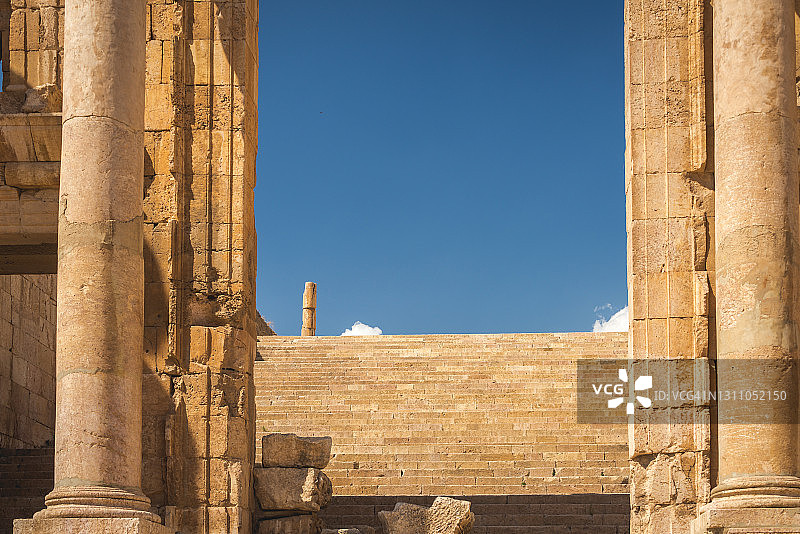 杰拉什古城遗址图片素材