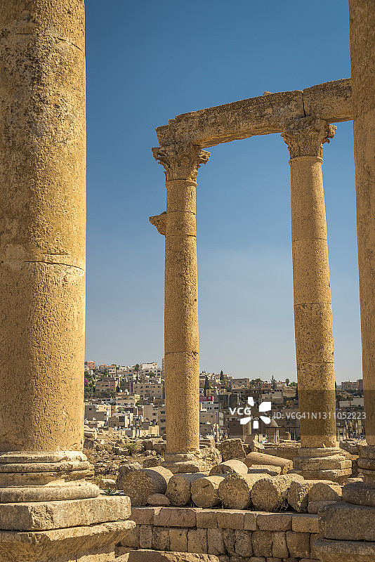 杰拉什古城遗址图片素材