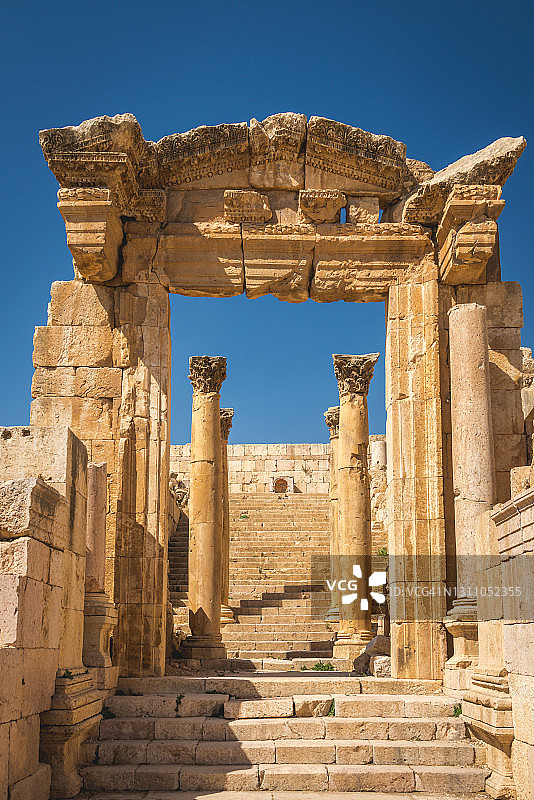 杰拉什古城遗址图片素材