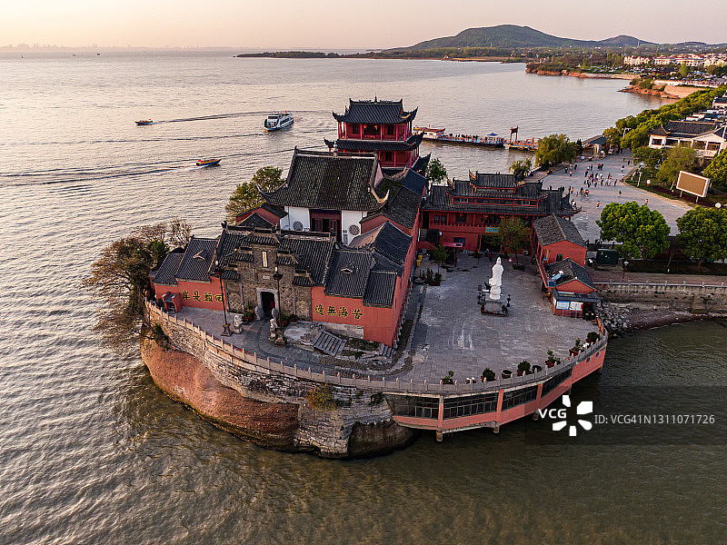 中国著名巢湖航拍图片素材