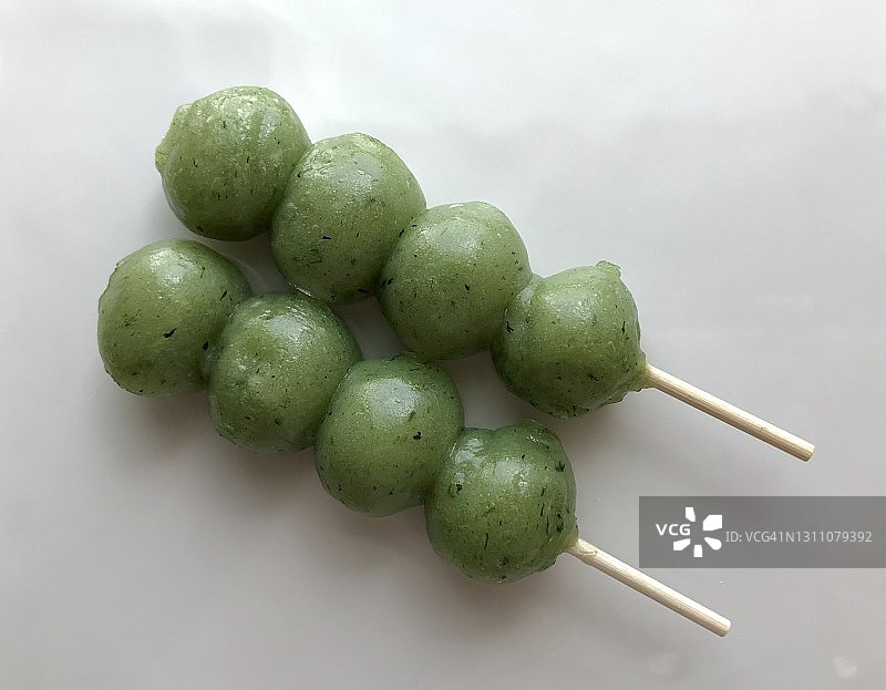 艾草糯米团子图片素材