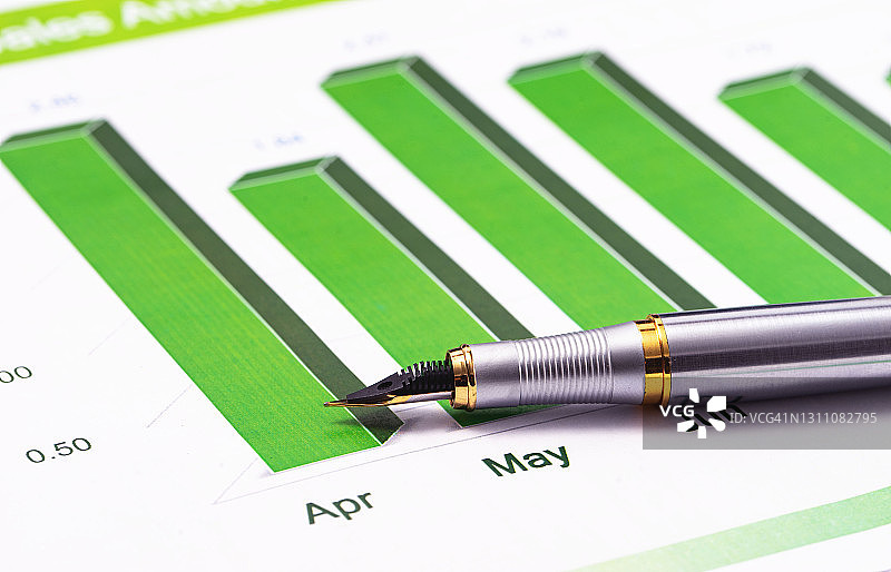 增长分析图片素材