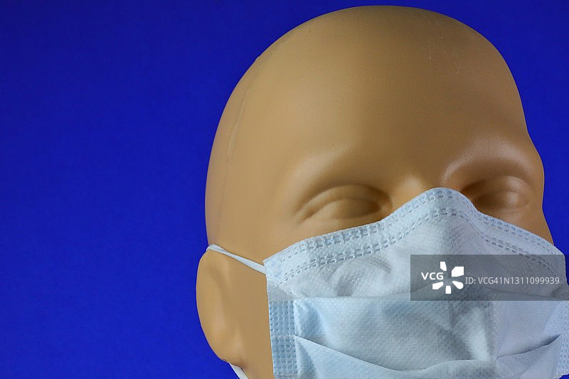 用于疫情防护的外科口罩图片素材