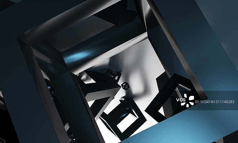 抽象立方体图片素材