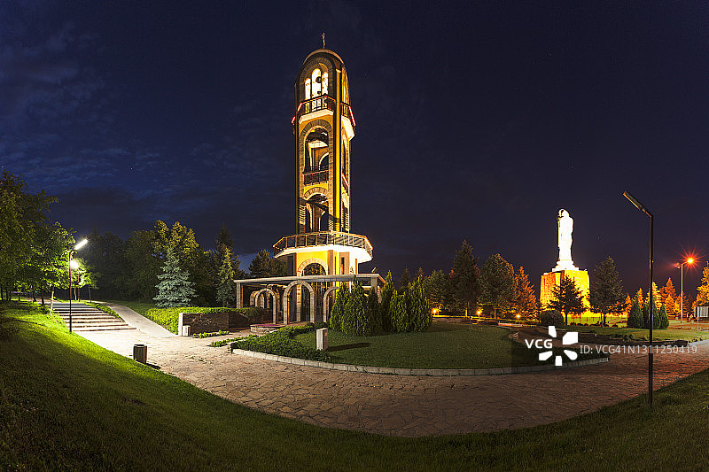 哈斯科沃镇风光图片素材