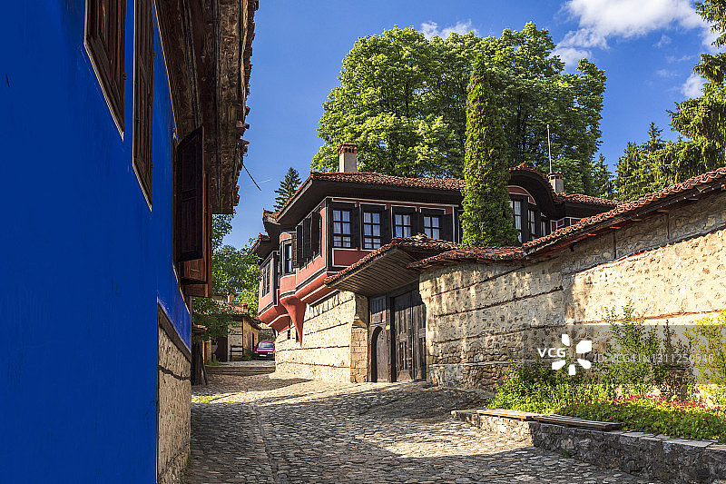 科普里夫什蒂察老城风光图片素材