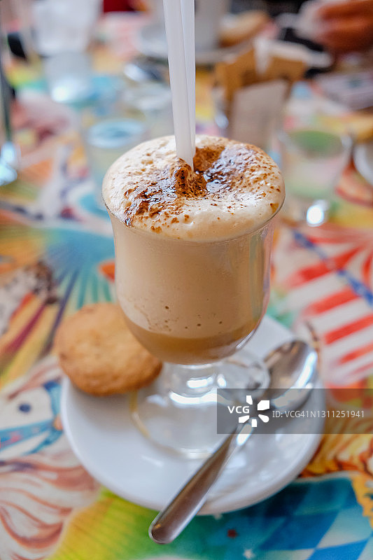 冰镇卡布奇诺图片素材