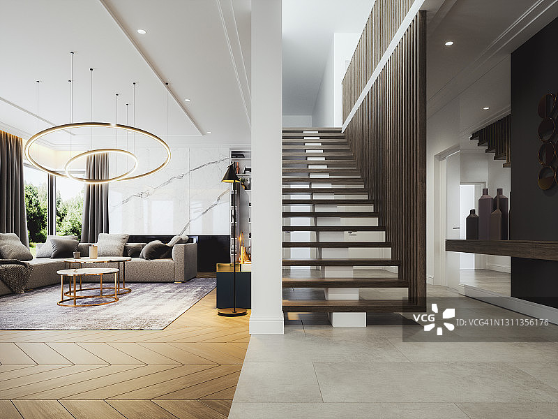 现代豪华家居内饰图片素材