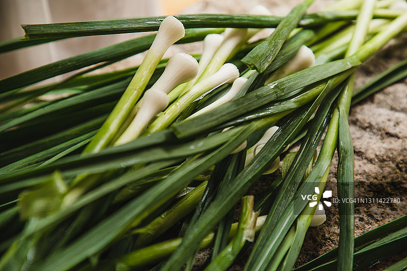新鲜的葱图片素材