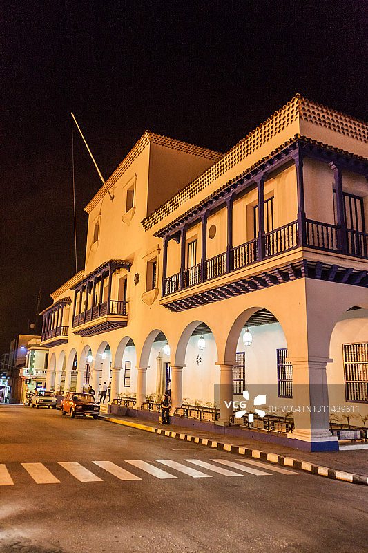 古巴圣地亚哥市政厅图片素材