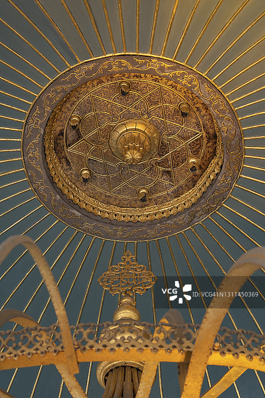 土耳其伊斯坦布尔法蒂赫区圣索菲亚清真寺图片素材