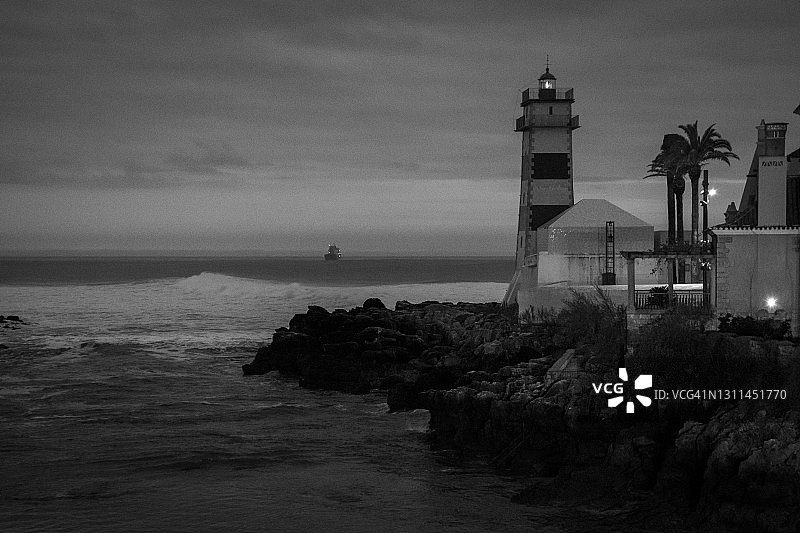 卡斯凯什圣玛尔塔灯塔图片素材