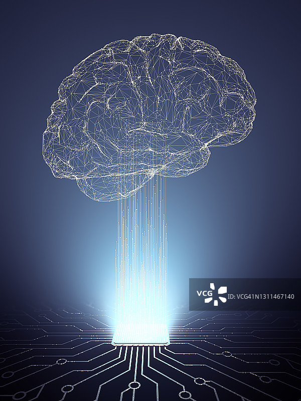 人工智能，概念演示图片素材