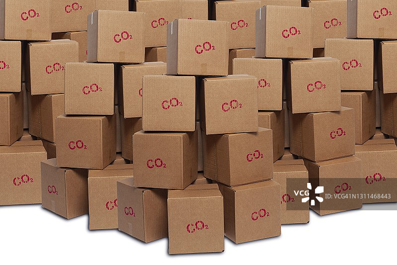 二氧化碳储存概念合成图像图片素材