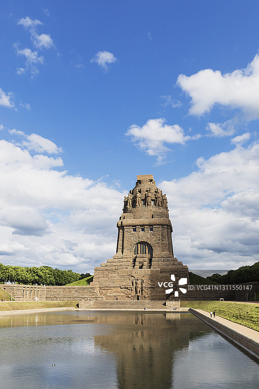 德国萨克森州莱比锡民族大会战纪念碑图片素材