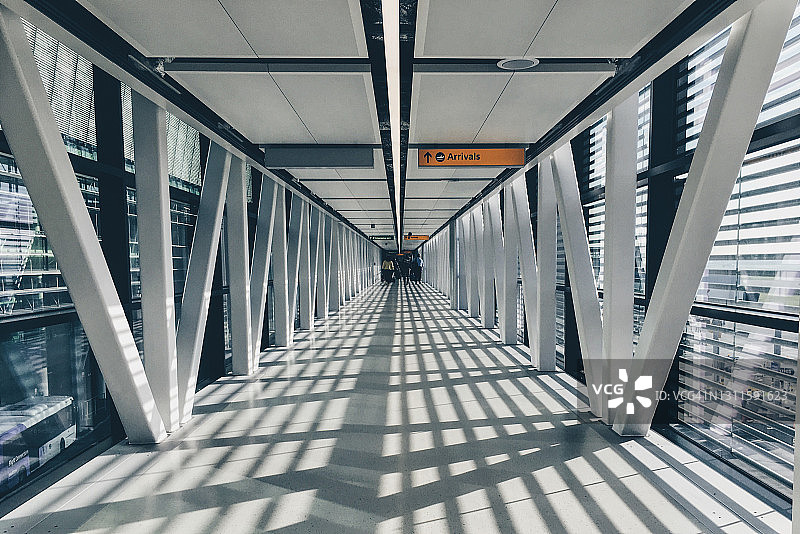 现代机场走道图片素材