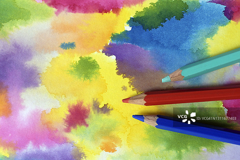 彩色铅笔图片素材