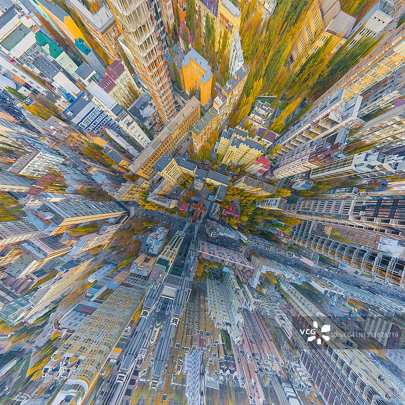 城市景观艺术视角图片素材