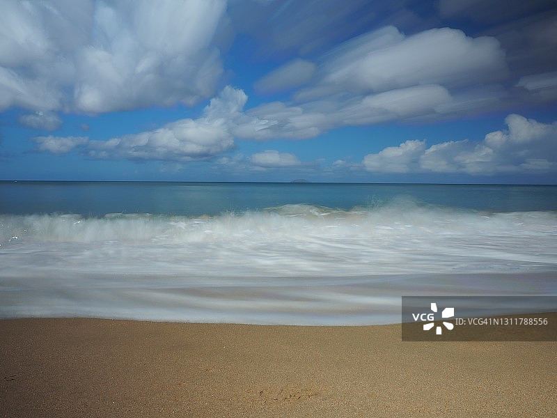 宁静热带海滩动态图片素材