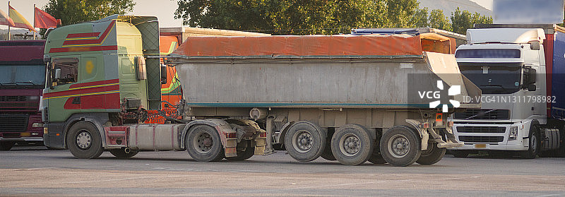 希腊的建筑卡车图片素材