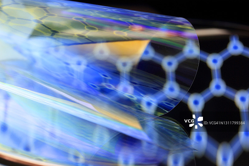 石墨烯片图片素材