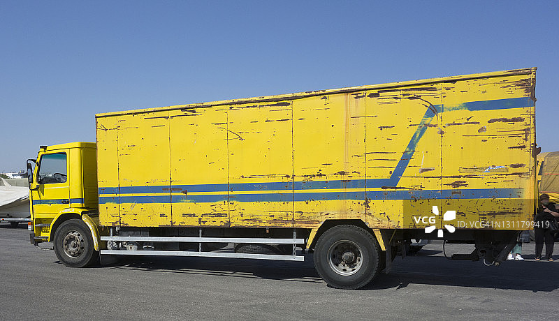 运输货物的卡车图片素材