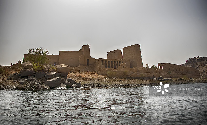 菲莱神庙建筑群图片素材