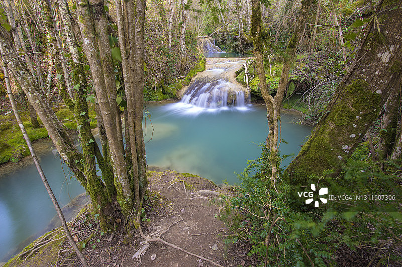 西班牙阿拉瓦贝甘佐水路图片素材