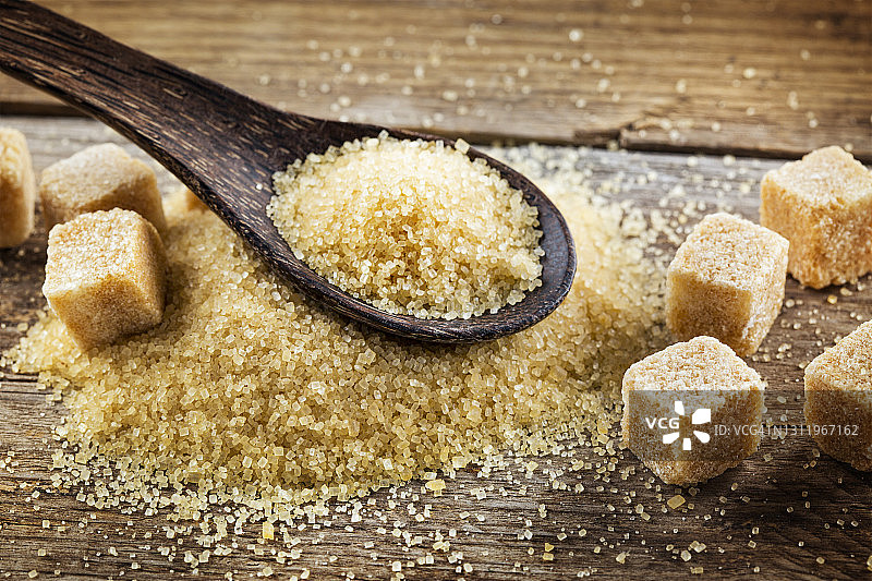 红糖和方糖图片素材