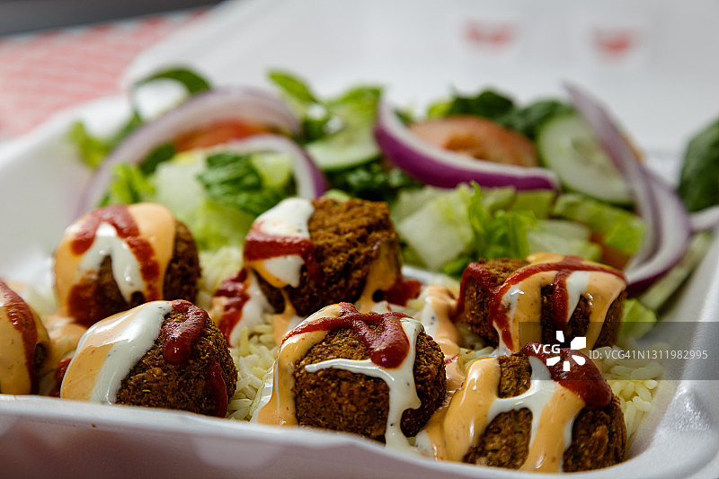 炸丸子图片素材