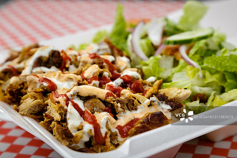 鸡肉沙威玛图片素材