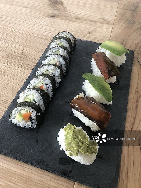 纯素寿司图片素材