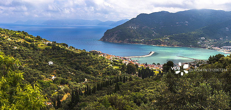 斯科派洛斯岛图片素材